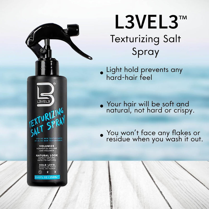 L3VEL3 Texturizing Sea Salt Spray (250ml/8.45oz)