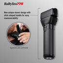 BaBylissPRO FXONE BLACKFX All-Metal Interchangeable-Battery Foil Shaver (FX79FSMB)