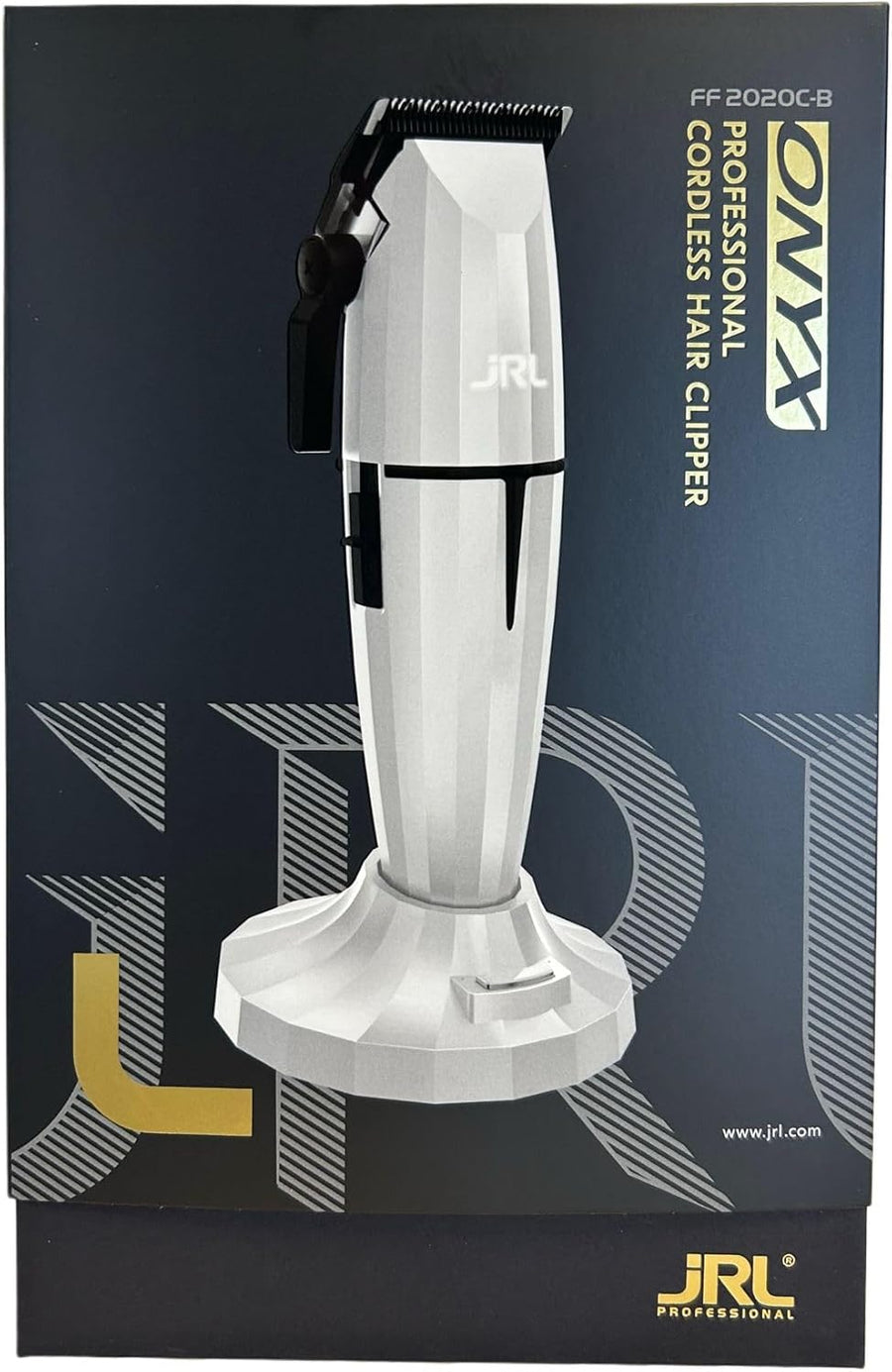 JRL FF 2020OC-B コードレスバリカン　ホワイト JRL Onyx FF2020C-B Cordless Clipper – Professional White Clipper
