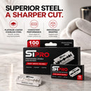 Supreme Trimmer Professional Double Edge Razor Blades (100pk)