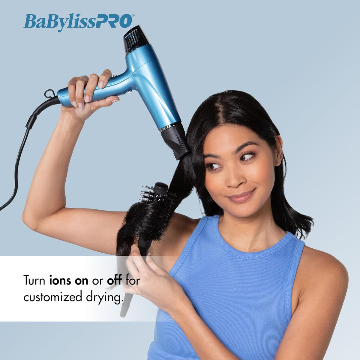 BaBylissPRO Nano Titanium High-Speed Dual Ionic Hair Dryer (BNT9100)