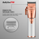 BaBylissPRO RoseFX+ Cordless Clipper (FX870NRG) [NEW UPGRADE]