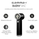 Gamma+ Blow Vac 2-in-1 Mini Air Blower & Vacuum (GP315B)