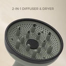 StyleCraft Sage 2-in-1 Diffuser & Hair Dryer w/ Ion Generator (SC109GR)