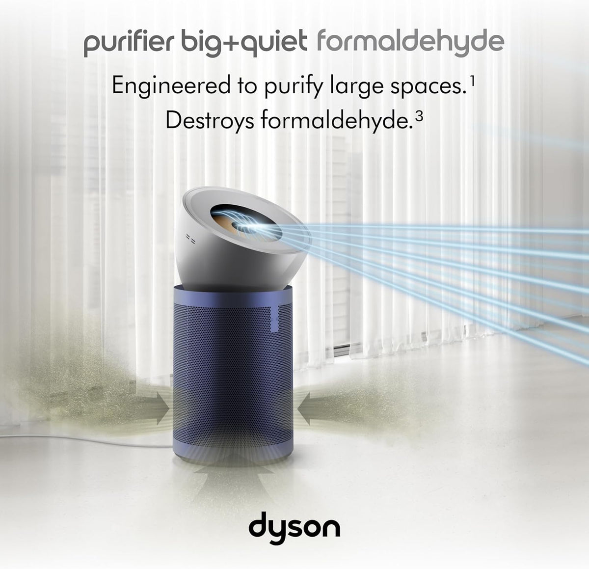 Dyson Big + Quiet Formaldehyde BP03 Purifier - Nickel/Prussian Blue