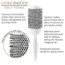 Cricket Ultra Smooth Coconut + Keratin Infused Thermal Brush Collection