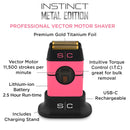 StyleCraft Instinct Metal Double Foil Shaver w/ IN2 Vector Motor & Intuitive Torque Control (SC807)