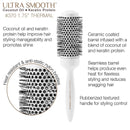 Cricket Ultra Smooth Coconut + Keratin Infused Thermal Brush Collection