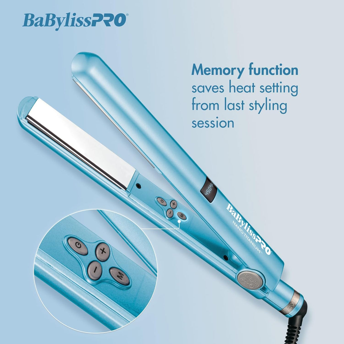 Babyliss hair straightener BaByliss PRO Ultra-Thin Flat Iron | Titanium Flat Iron  main image 3