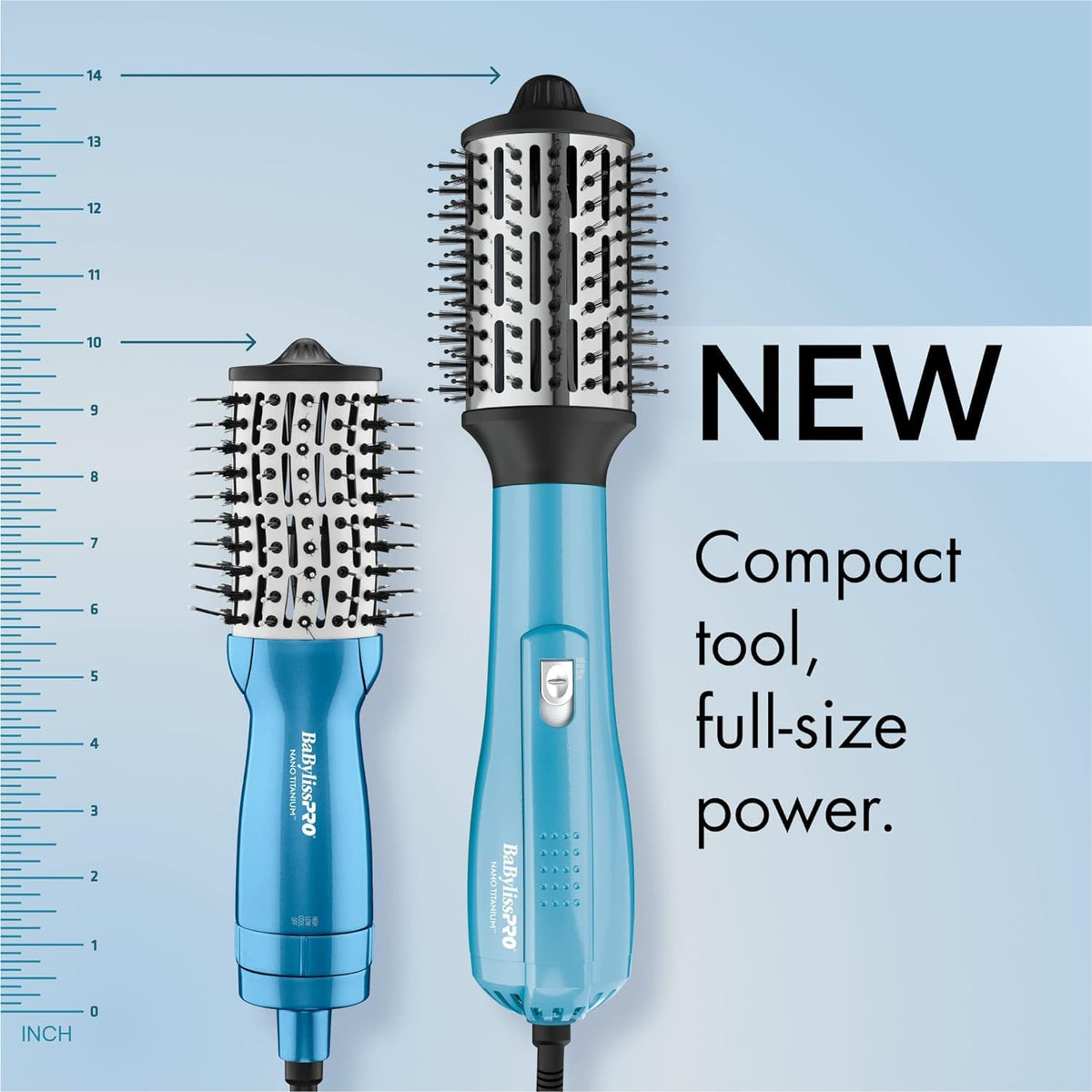 BaBylissPRO Nano Titanium Compact Hot Air Brush 2