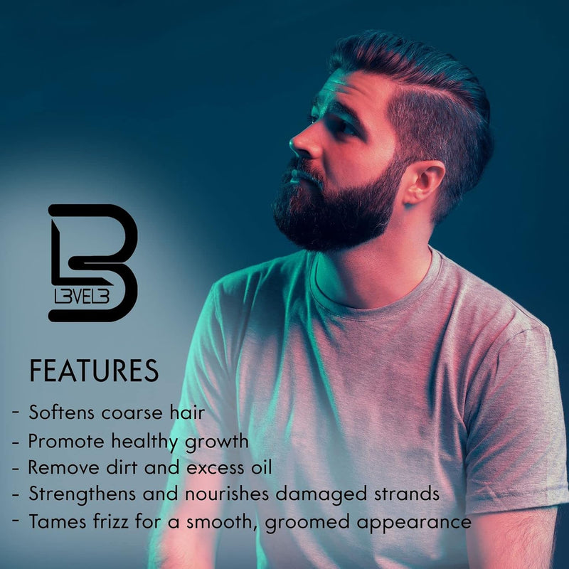 L3VEL3 Chamomile-Infused Beard Shampoo (150ml/5oz)