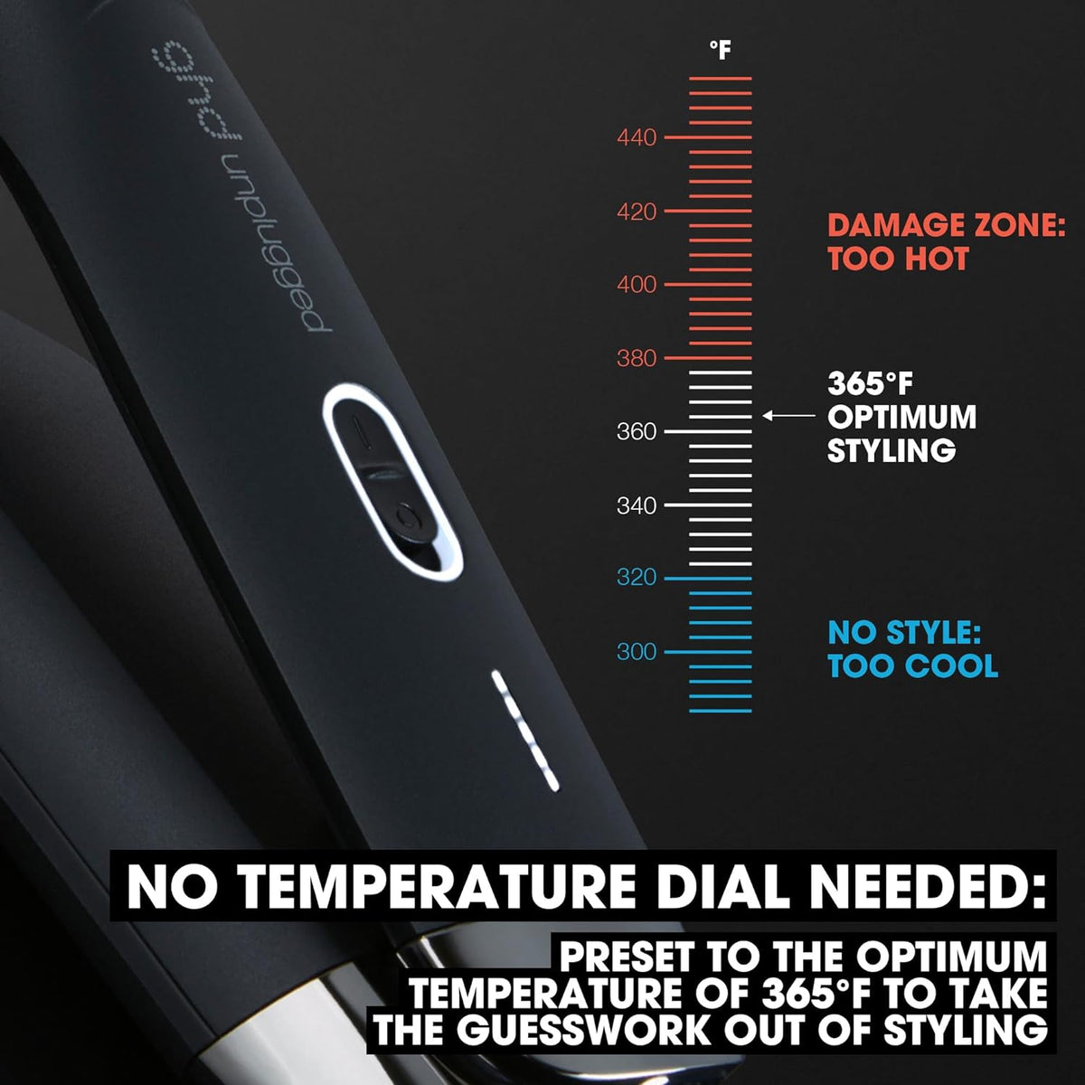 GHD Unplugged Cordless Styler Flat Iron