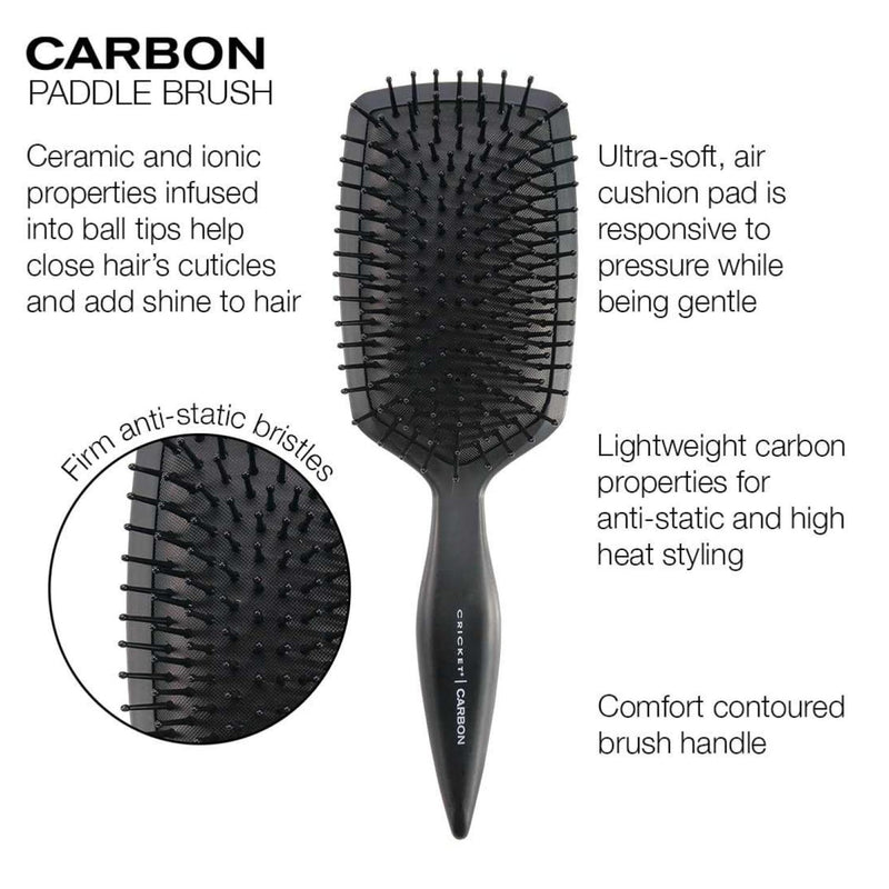 Cricket Carbon Paddle Brush