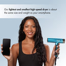 BaBylissPRO Nano Titanium Light Ionic High Speed Hair Dryer - Matte Black (BNTC9200MB)