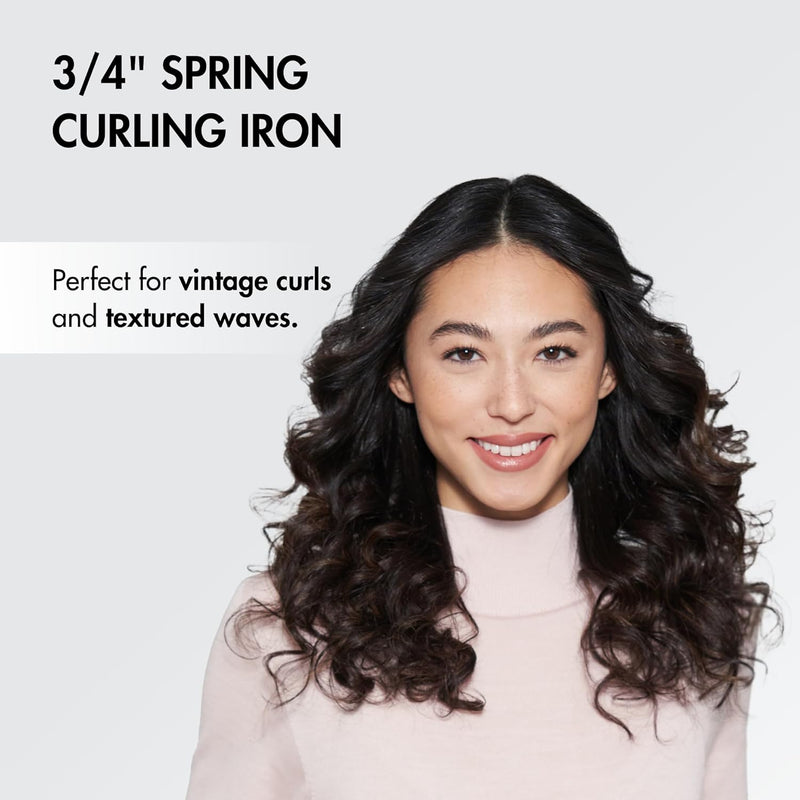 BaBylissPRO Porcelain Ceramic Spring Curling Iron