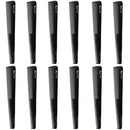 Krest 7 1/2" Tapering Teaser Comb - Black (No. 4750)