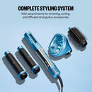 BaBylissPRO Nano Titanium StyleSwitch 5-in-1 Ionic Air Styling & Drying System for Curly & Coily Hair (BNTSSCC-4PK)