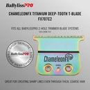 BaBylissPRO ChameleonFX Deep-Tooth T-Blade (FX707C2)