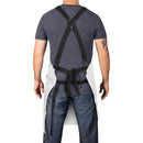 StyleCraft Water-Repellent Barber/Salon Apron w/ Adjustable Straps - White