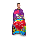 StyleCraft Studio Professional Extra-Long Kick Covers Cape - Purple Radioactive (SC350B)