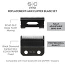 StyleCraft ECHO Fixed DLC Clipper Blade & Deep Tooth DLC Cutter Set (SC545BL)