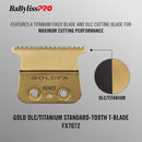 BaBylissPRO GoldFX Titanium Trimmer Blade (FX707Z)
