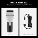 BaBylissPRO CoreFX Cordless Double Foil Shaver (FX75FS2)