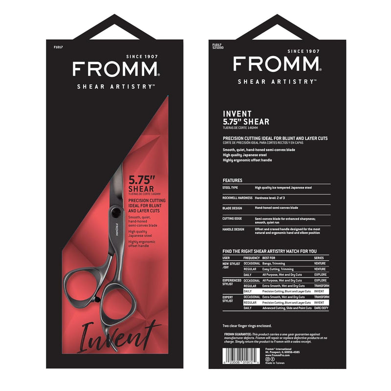 FROMM Invent 5.75"  Gunmetal Hair Cutting Shear