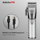 BaBylissPRO SilverFX+ Cordless Clipper (FX870NS) [NEW UPGRADE]