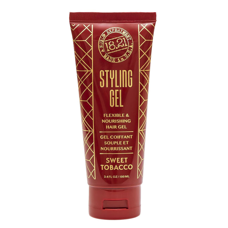 18.21 Man Made Flexible Hold Styling Gel - Sweet Tobacco (100ml/3.4oz)