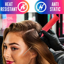 Colortrak Multicolor Carbon Fiber Stainless Steel Pin Comb Set - 4pk