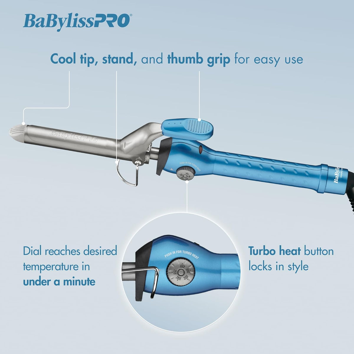 Babyliss hair curler (plus free. New curlers) Leandro by Babyliss Pro Crimcurl Limited Set Paddle Brush  main image 4