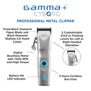 Gamma+ Cyborg Cordless Clipper w/ Digital Brushless Motor (GP604M)