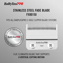 BaBylissPRO Stainless Steel Clipper Fade Blade (FX8010J)
