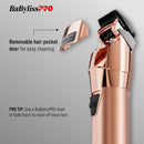 BaBylissPRO FXOne Rose GoldFX All-Metal Interchangeable Battery Cordless Clipper (FX899RG)
