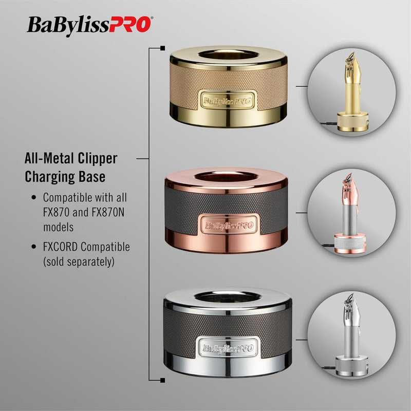BaBylissPRO GoldFX Clipper Charging Base for FX870 Clippers (FX870BASE-G)