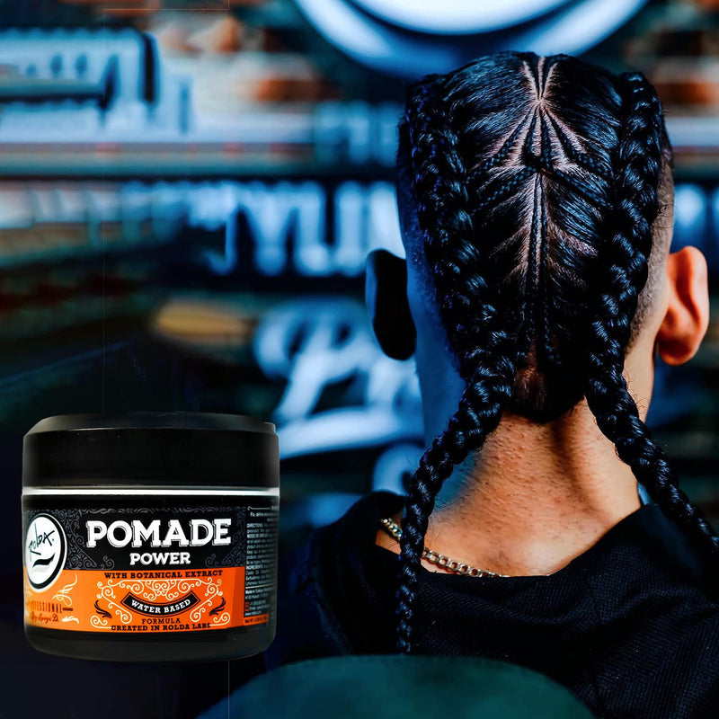 Rolda Power Pomade Extra Strong Hold High Shine Water Based w/ Botanical Extract (150g/5.29oz)