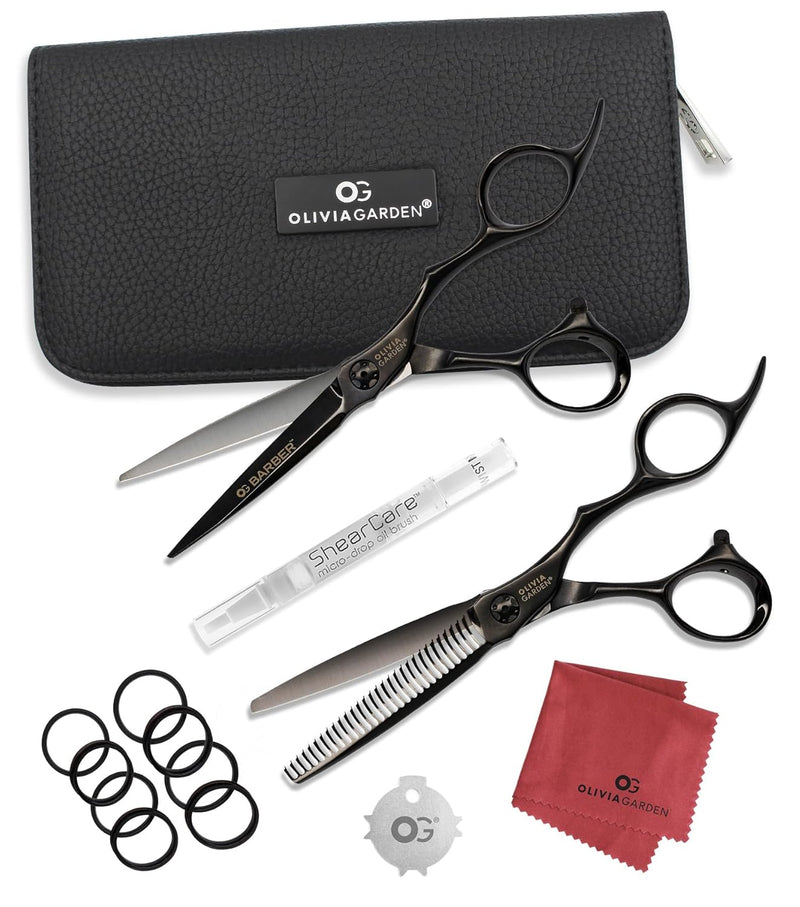 Olivia Garden OG Barber Shear & Thinner Set