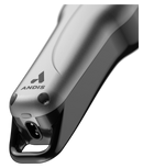Cordless hair clipper front with ANDIS logo and dark blade guard