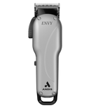 Cordless hair clipper with adjustable blade, silver ENVI face and ANDIS logo