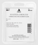 Andis Master Cordless Carbon Steel Replacement Blade - Size 000-1 (74040)