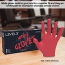 L3VEL3 Professional Nitrile Gloves 100pk - Red-ish