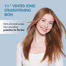 BaBylissPRO Nano Titanium Vented Ionic Flat Iron - 1.5" (BNT4093TUC)