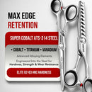 Cocco Super Cobalt Blunt Shear & 6" 29-Tooth Thinner Set