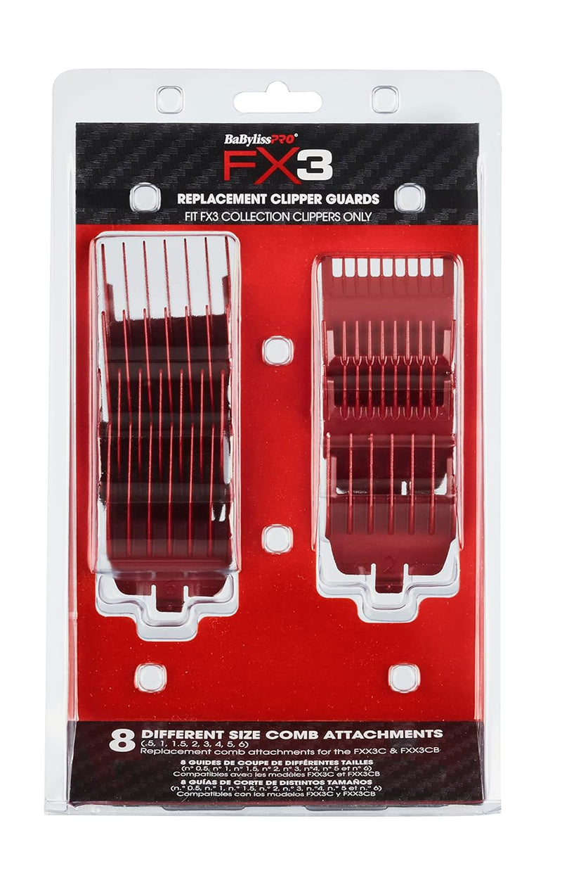 BaBylissPRO FX3 Replacement Clipper Guards (FXX3CGR)