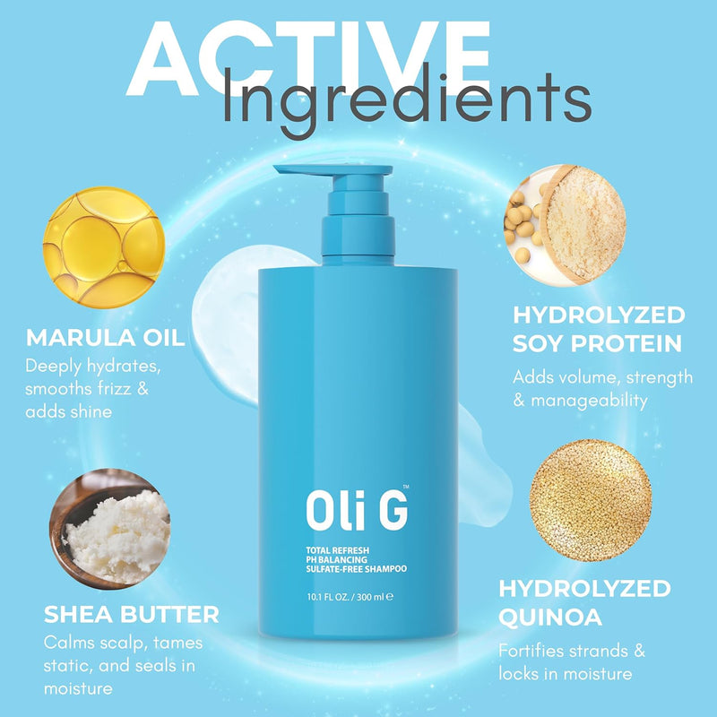 Oli G. Total Refresh pH Balancing Shampoo (300ml/10.1oz)