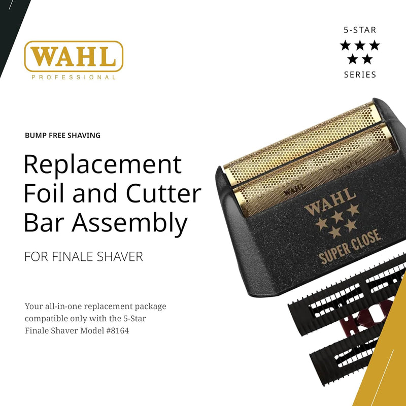 Wahl Professional 5 Star Finale Super Close Replacement Foil & Cutter Bar Assembly (7043)