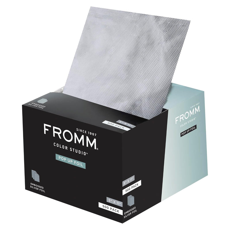 FROMM 5" x 11" Lightweight Embossed Pop Up Foil - Silver (500 Sheets)