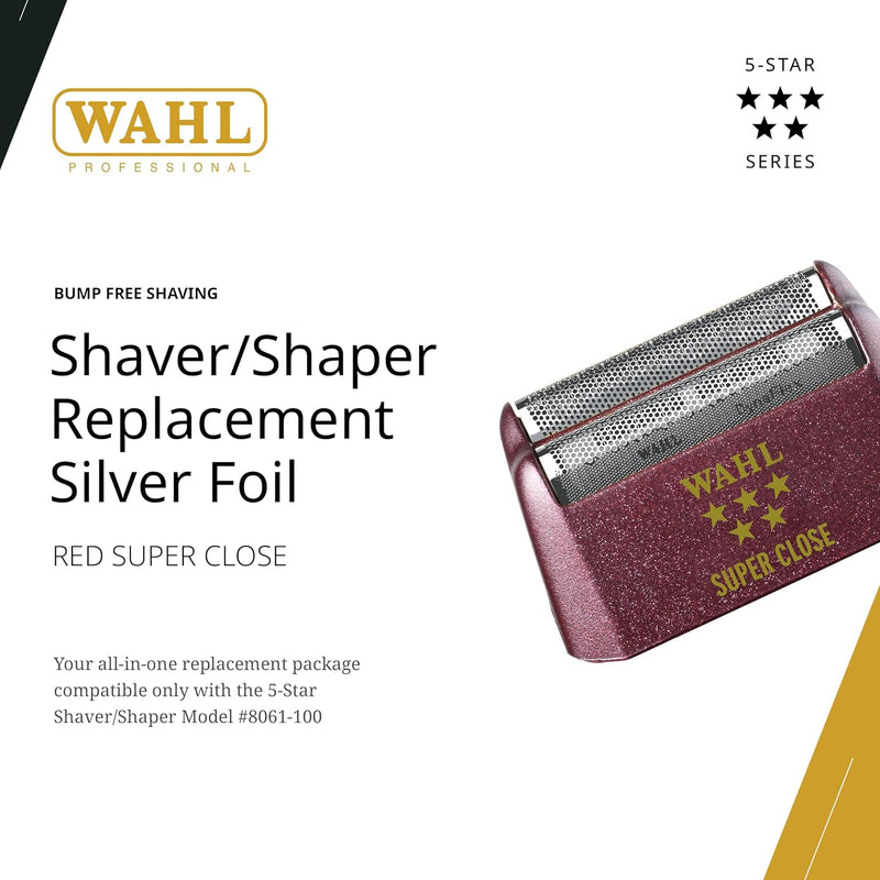 Wahl Professional Super Close Shaver/Shaper Replacement Foil - Silver (7031-400)