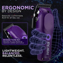 StyleCraft Purple Reign EON Digital Brushless Cordless Clipper & Trimmer Bundle (SC620P + SC422P)